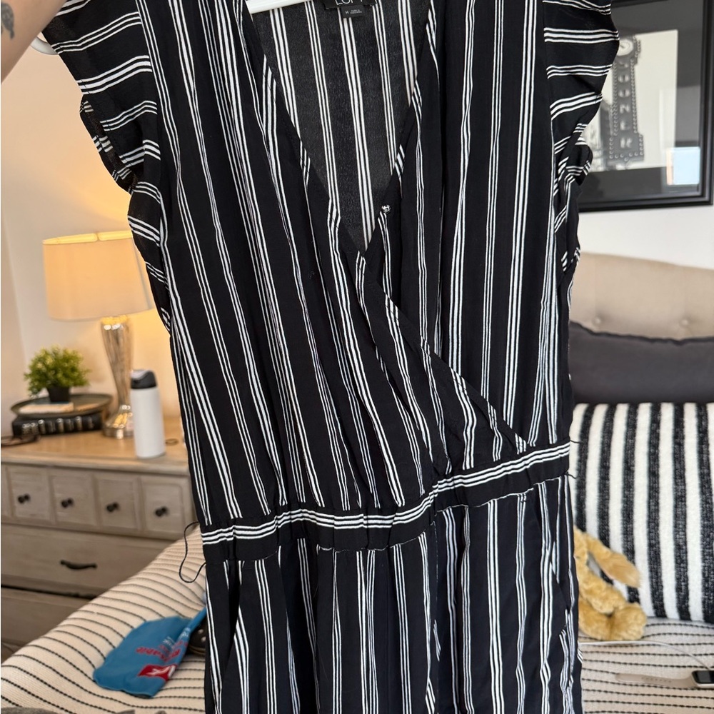 Black and White Striped Rhomper